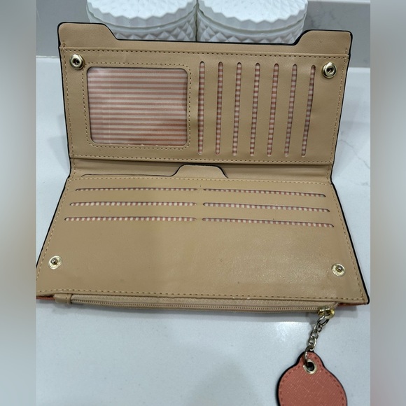 Sugar Skull Long Bifold Wallet with Zipper Pocket - Picture 7 of 11